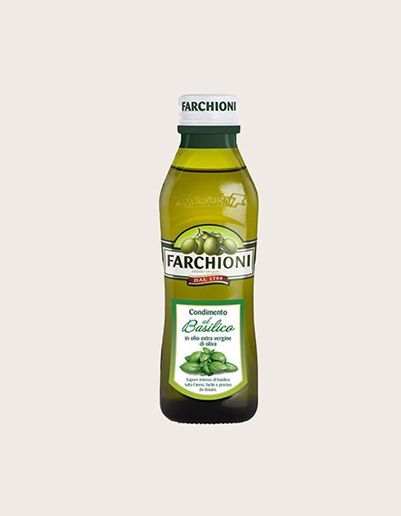Оливкова олія 0,250 мл з базиліком ТМ Farchioni Basilico