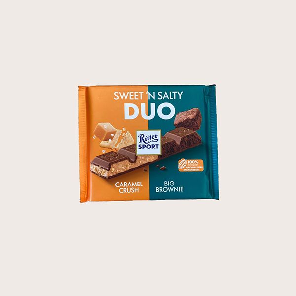 Шоколад TM Ritter sport 218 г мол. шок. кранч/сол. карамель