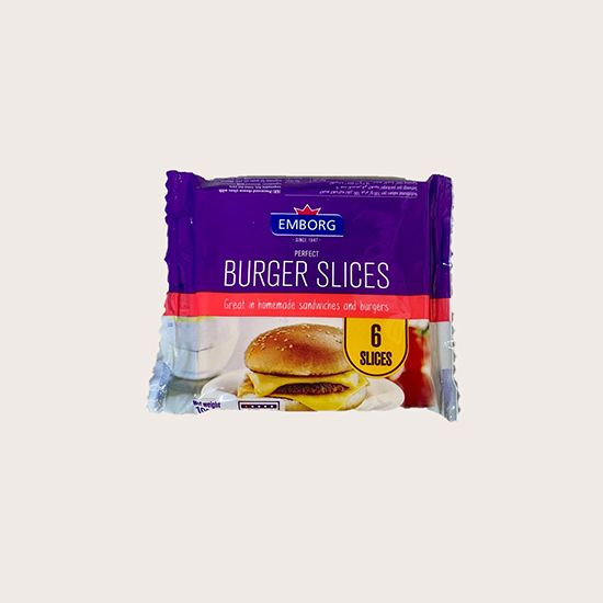 Сир для Бургерів скибки, 48% 100 г Emborg  Австрія /6 шт/24