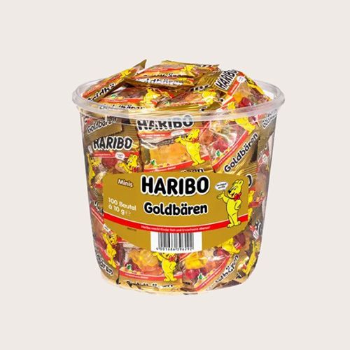 Цукерки желейні 1кг ТМ Haribo  відро / Ведмедики/ (100 шт/10 г)
