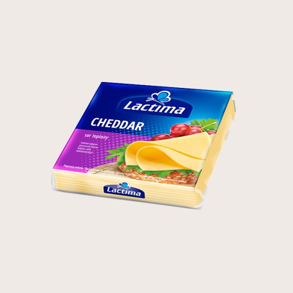 Чеддер Лактіма скибки 130 г /8 шт/10