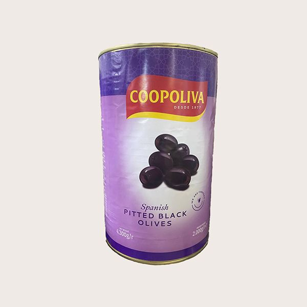 Маслини ''Коополива'' чорні б/к 4300г/2000 г Маслини ''Коополива'' чорні б/к 4300г/2000 г