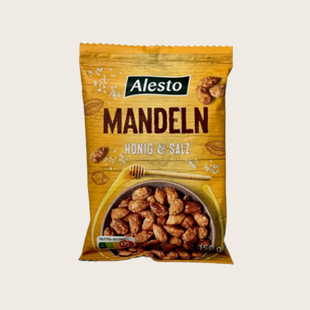 Мигдаль з медом ТМ  Alesto 150 г