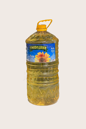 Олія соняшникова рафінована 9,5 л / 8,74 кг ТМ Господиня