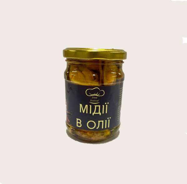 Пресерви мідія в олії 250 г