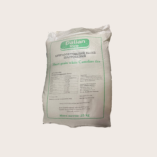 Рис для суші Даліан ЗЕЛЕНИЙ мішок 25 кг Рис для суші Даліан ЗЕЛЕНИЙ мішок 25 кг