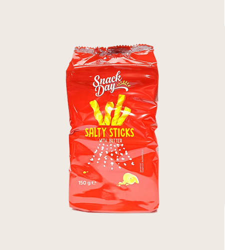 Палички Snack Day сіль/масло150 г
