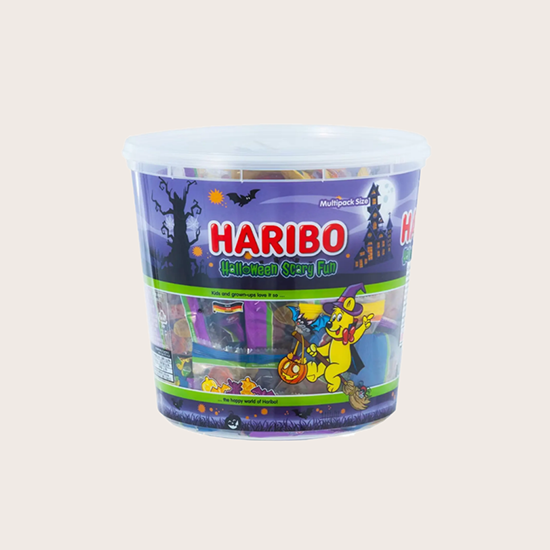 Цукерки желейні 800 г ТМ Haribo Halloween відро  (66 шт/10 г) Цукерки желейні 800 г ТМ Haribo Halloween відро  (66 шт/10 г)