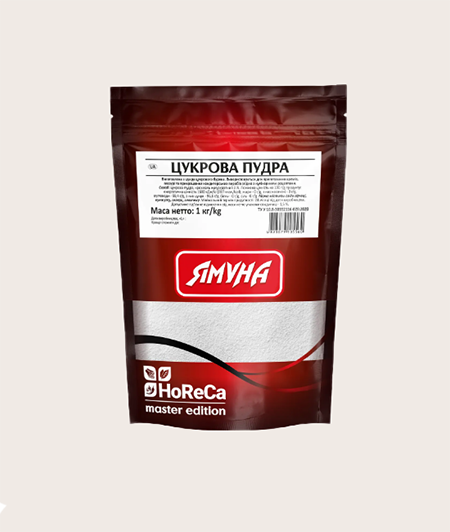 Ямуна Цукрова пудра 1 кг   з крохмалем /стабіло/