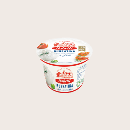 Сир Страчателла 55% 140гр ТМ Sabelli