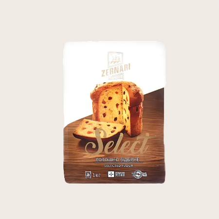 Борошно ТМ Зернарі  Селект   1 кг вищ. гат.  / папір /