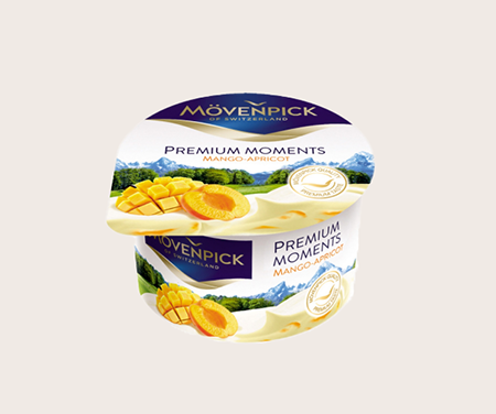 Грецький йогурт Movenpick Манго/Абрикос 5% 100г