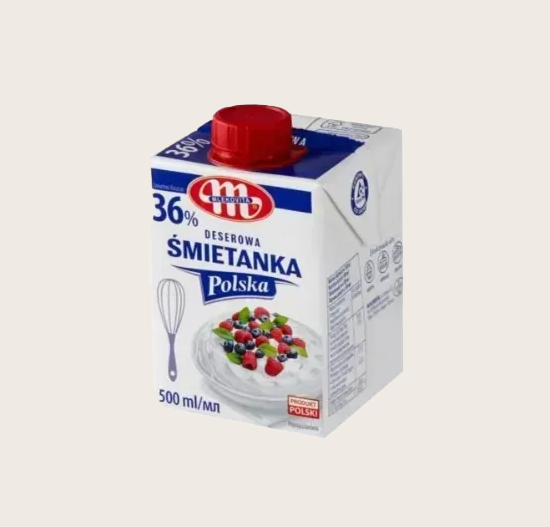 Вершки 0,5 л Млековіта 36%  тваринні