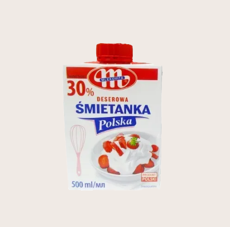 Вершки 0,5 л Млековіта 30%  тваринні