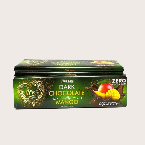 Шоколад Torras чорний з манго 300г